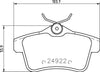 Mintex Brake Pads Set Brake Pads Full Set Of 4 Rear MDB3023 thumbnail