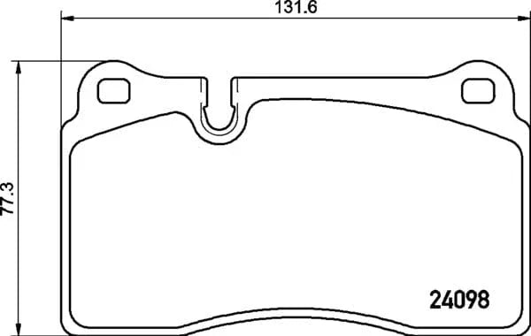 Mintex Brake Pads Full Set Of 4 Front MDB3047 - image 4