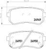 Mintex Brake Pads Set Brake Pads Full Set Of 4 Rear MDB3056 thumbnail