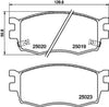 Mintex Brake Pads Full Set Of 4 Front MDB3057 thumbnail