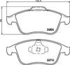 Mintex Brake Pads Full Set Of 4 Front MDB3068 thumbnail
