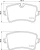 Mintex Brake Pads Set Brake Pads Full Set Of 4 Rear MDB3086 thumbnail