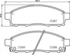 Mintex Brake Pads Full Set Of 4 Front MDB3096 thumbnail