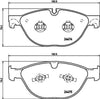 Mintex Brake Pads Full Set Of 4 Front MDB3140 thumbnail