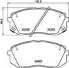 Mintex Brake Pads Full Set Of 4 Front MDB3166 thumbnail