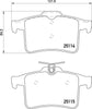 Mintex Brake Pads Set Brake Pads Full Set Of 4 Rear MDB3171 thumbnail
