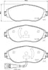 Mintex Brake Pads Full Set Of 4 Front MDB3173 thumbnail