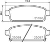 Mintex Brake Pads Set Brake Pads Full Set Of 4 Rear MDB3182 - OEM Quality Replacement thumbnail