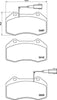 Mintex Brake Pads Full Set Of 4 Front MDB3207 thumbnail