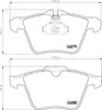 Mintex Brake Pads Full Set Of 4 Front MDB3263 thumbnail