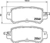 Mintex Brake Pads Set Brake Pads Full Set Of 4 Rear MDB3293MX thumbnail