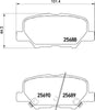 Mintex Brake Pads Set Brake Pads Full Set Of 4 Rear MDB3336 thumbnail