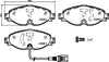 Mintex Brake Pads Full Set Of 4 Front MDB3340 - OEM Quality Replacement thumbnail
