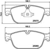 Mintex Brake Pads Full Set Of 4 Front MDB3410 thumbnail