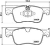 Mintex Brake Pads Full Set Of 4 Front MDB3489 thumbnail