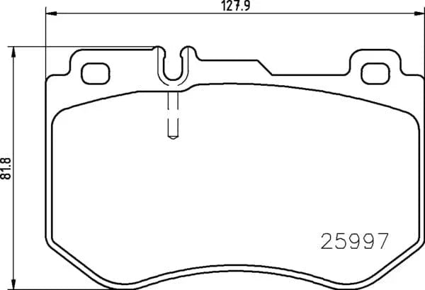 Mintex Brake Pads Full Set Of 4 Front MDB3705 - image 4