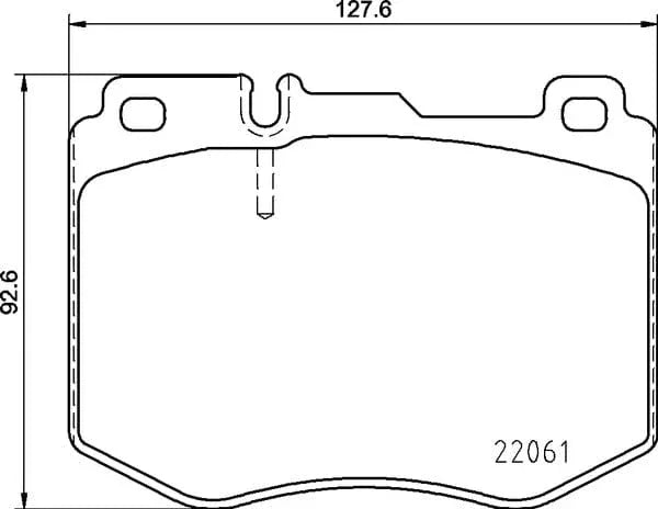 Mintex Brake Pads Full Set Of 4 Front MDB3710 - image 4