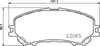 Mintex Brake Pads Full Set Of 4 Front MDB3717 thumbnail
