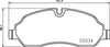Mintex Brake Pads Full Set Of 4 Front MDB3719MX thumbnail