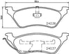 Mintex Brake Pads Set Brake Pads Full Set Of 4 Rear MDB3721 thumbnail