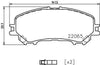 Mintex Brake Pads Full Set Of 4 Front MDB3747 thumbnail