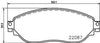 Mintex Brake Pads Full Set Of 4 Front MDB3755 thumbnail