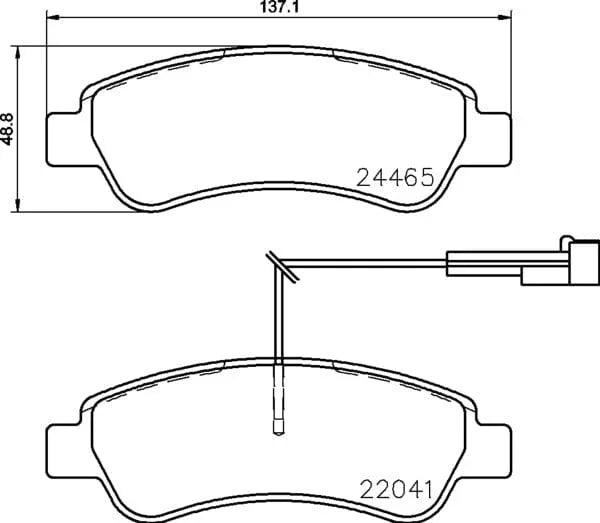 Mintex Brake Pads Set Brake Pads Full Set Of 4 Rear MDB3766 - image 4