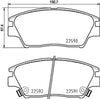 Mintex Brake Pads Full Set Of 4 Front MDB3819 thumbnail