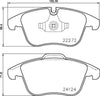 Mintex Brake Pads Full Set Of 4 Front MDB3835MX thumbnail