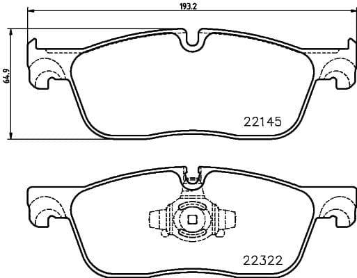 Mintex Brake Pads Full Set Of 4 Front MDB3837 - image 3