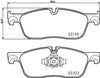 Mintex Brake Pads Full Set Of 4 Front MDB3837 thumbnail