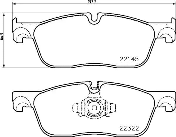 Mintex Brake Pads Full Set Of 4 Front MDB3837 - image 4