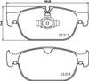 Mintex Brake Pads Full Set Of 4 Front MDB3839 thumbnail