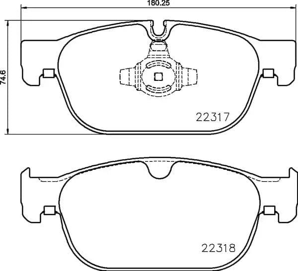 Mintex Brake Pads Full Set Of 4 Front MDB3839 - image 4
