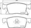 Mintex Brake Pads Full Set Of 4 Front MDB3845 thumbnail