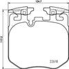 Mintex Brake Pads Full Set Of 4 Front MDB3863 thumbnail