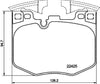 Mintex Brake Pads Full Set Of 4 Front MDB3869 thumbnail