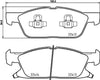 Mintex Brake Pads Full Set Of 4 Front MDB3895 thumbnail