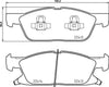 Mintex Brake Pads Full Set Of 4 Front MDB3895 thumbnail