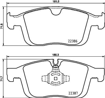 Mintex Brake Pads Full Set Of 4 Front MDB3913 - image 3
