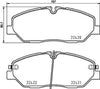Mintex Brake Pads Full Set Of 4 Front MDB3931 thumbnail