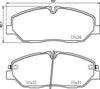 Mintex Brake Pads Full Set Of 4 Front MDB3931 thumbnail