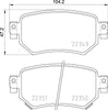 Mintex Brake Pads Set Brake Pads Full Set Of 4 Rear MDB3934MX thumbnail