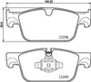 Mintex Brake Pads Full Set Of 4 Front MDB3938 thumbnail