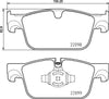 Mintex Brake Pads Full Set Of 4 Front MDB3938 thumbnail