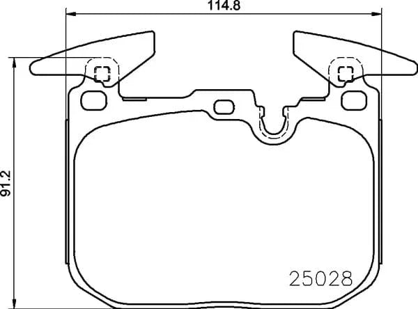 Mintex Brake Pads Full Set Of 4 Front MDB4016 - image 4