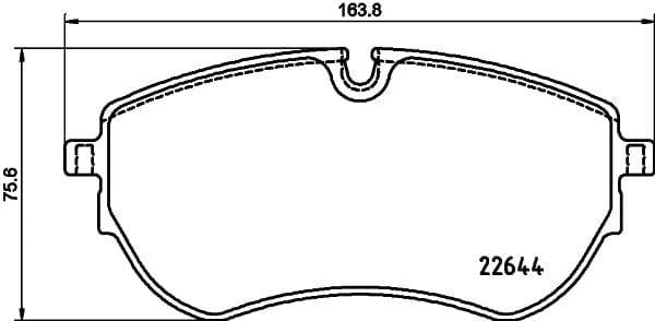 Mintex Brake Pads Full Set Of 4 Front MDB4019 - image 3