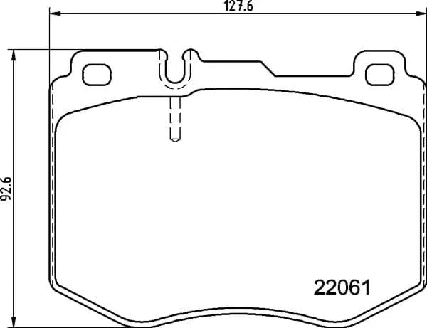 Mintex Brake Pads Full Set Of 4 Front MDB4037 - image 4