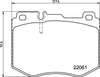 Mintex Brake Pads Full Set Of 4 Front MDB4037 thumbnail