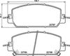 Mintex Brake Pads Full Set Of 4 Front MDB4054 thumbnail